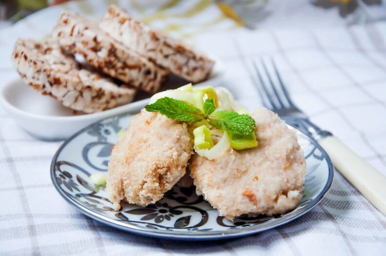 escalopes cuites à la vapeur pour la gastrite