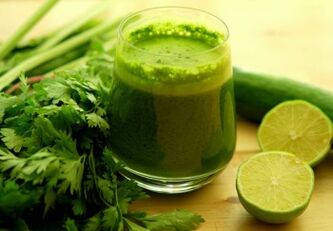 smoothie vert à boire régime